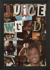 Juice WRLD Collage Framed Wall
