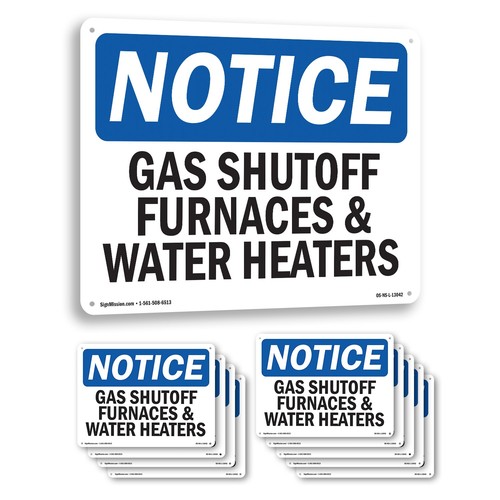 Gas shutoff furnaces and water - gas,