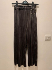 Vintage Grey Velvet Wide Leg