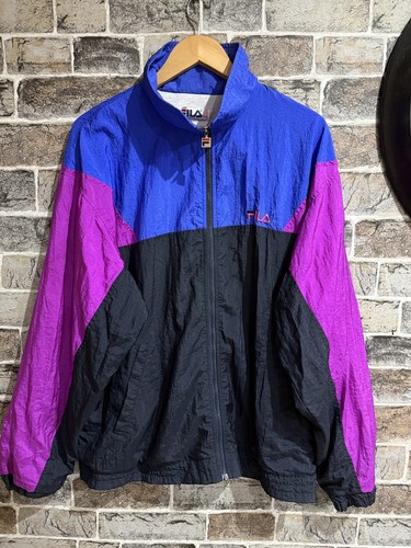 Vintage retro fila windbreaker - vintage,
