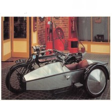 MAYFAIR MOTOR CYCLE POSTCARD POSTERS SWALLOW SIDECAR LRG SIZE UNUSED VG  M