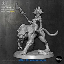 58mm Female Knight on Jaguar