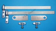 2 x 18" Bolt-on Zinc Plated
