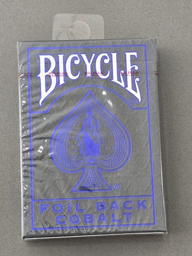 Bicycle foil back - bicycle, cobalt