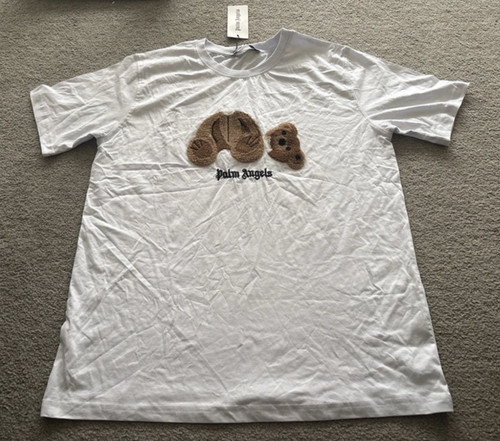 Palm angels white bear logo - palm,
