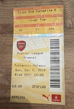 Match Ticket - Arsenal v