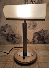 Vintage Lloytron (Model L639) Dimmable Halogen Desk Table Lamp 15in