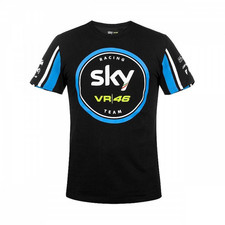 VR46 Team Sky Black T-Shirt