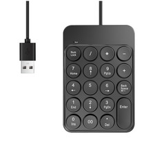 Portable 19 Keys Wired Number