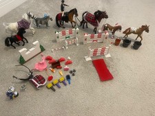 Bundle Horses/Pony/jokey/Pony Jump  Set - Assorted Pieces Bundle toy pony set
