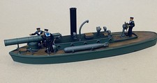 Torpedo Steam Launch Model Plastic Kit with Crew ( 1/56) 28mm scale 1900’s