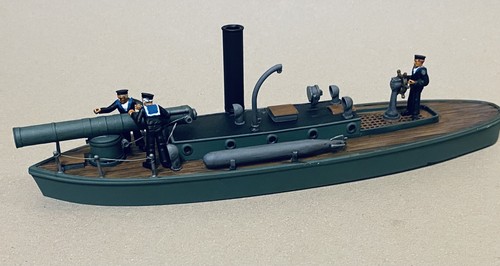 Torpedo steam launch - launch, model