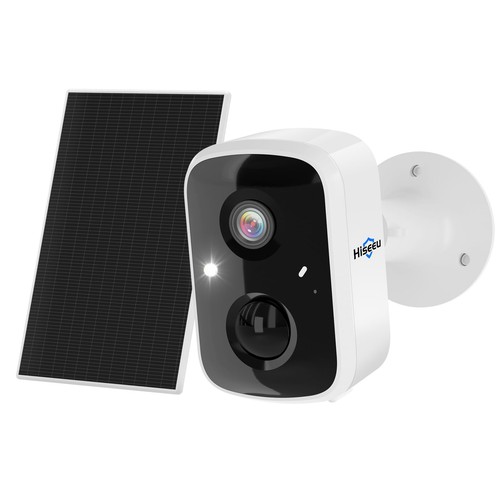 Hiseeu solar security cameras - security,