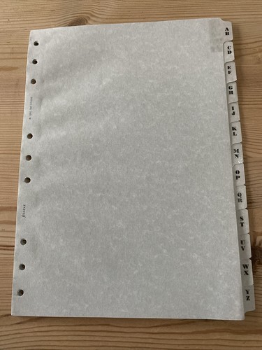 Filofax vintage rare deskfax - filofax-vintage,