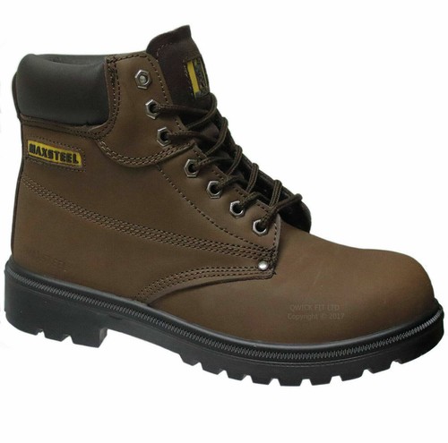 Mens maxsteel leather safety - maxsteel,