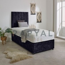 *NEW* Single Divan Bed 2FT6/3FT With Mattress & Headboard + Draws kids & adults