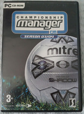 Championship Manager: 03-04 (PC CD-ROM) - BOX & INSTRUCTIONS ONLY - NO GAME