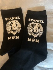 Spaniel Mom Mum Ladies Women’s  Pet Dog Breed Socks Christmas Birthday Gift
