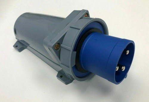 63amp pin blue 240v - pin, 2p+e