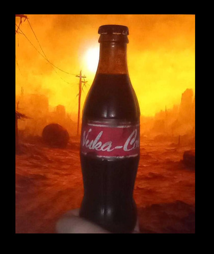 Fallout nuka cola prop bottle - fallout,