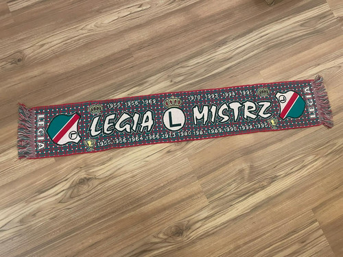 Vintage scarf legia warsaw 11 - legia,