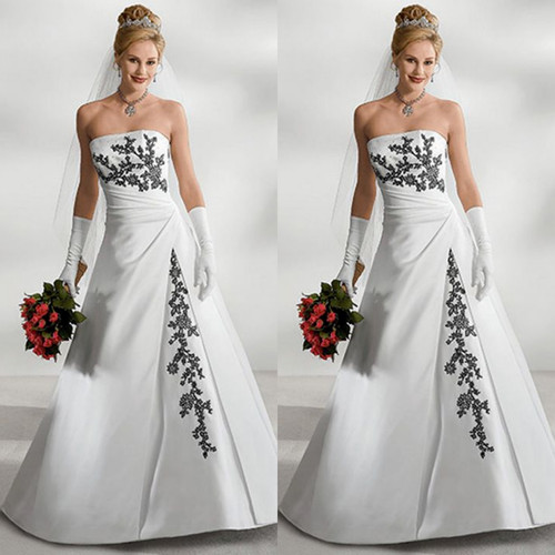 Satin wedding dress sleeveless - wedding,