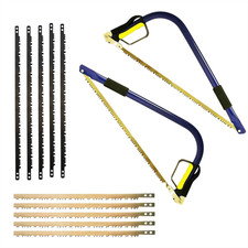 21" Taper Bow Saw Heavy Duty Tree Wood Branch Log Pruning Guard Spare Blades