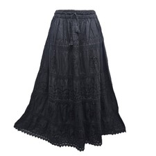 Cotton Maxi Skirt Bohemian
