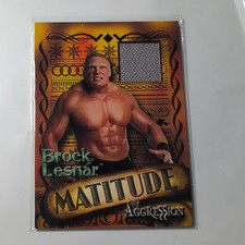WWF WWE Brock Lesnar Fleer
