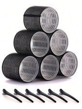 Jumbo Hair Curlers 2.56in Set