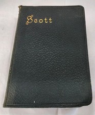 The Poetical Works of Sir Walter Scott 1913 Poetry Antique Vintage Book