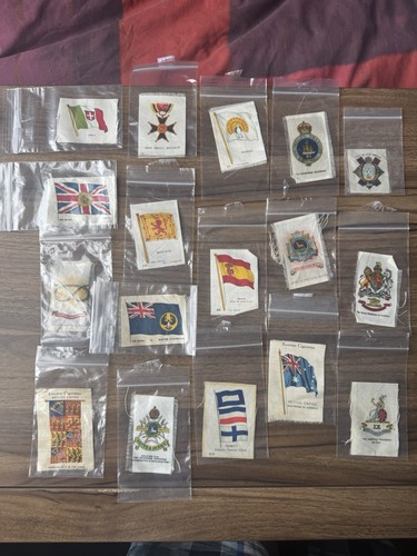 Vintage cigarette silks - 17,