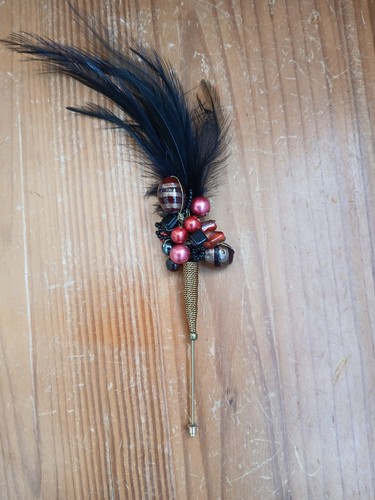 Decorative hat pin with beads - decorative,