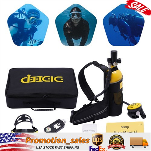 Portable mini scuba - 1l, diving