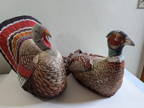 Vintage pair handmade stuffed - vintage,