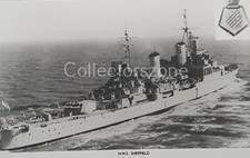 British Royal Navy Photograph HMS Sheffield Military Ship 5.5x3.5"