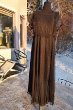 TORRID RUNWAY QUIRKY WICCA GOTH VAMPIRE BLACK LACE MESH MAXI DRESS 2 XXL 18 20