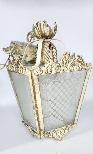 Lovely vintage toleware etched