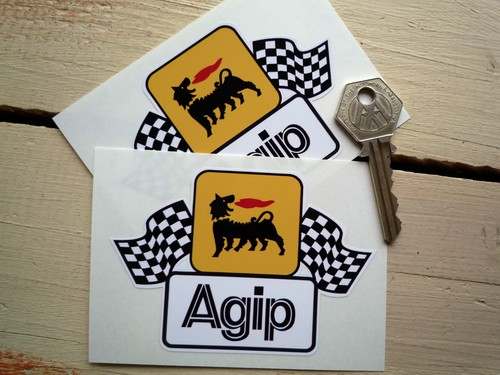 Agip chequered flags inch - chequered, 4