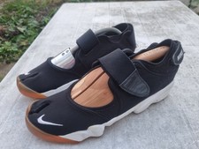 Nike Air Rift Split Toe Mens Black & White Trainers Vintage 2005 Size UK 11 Rare