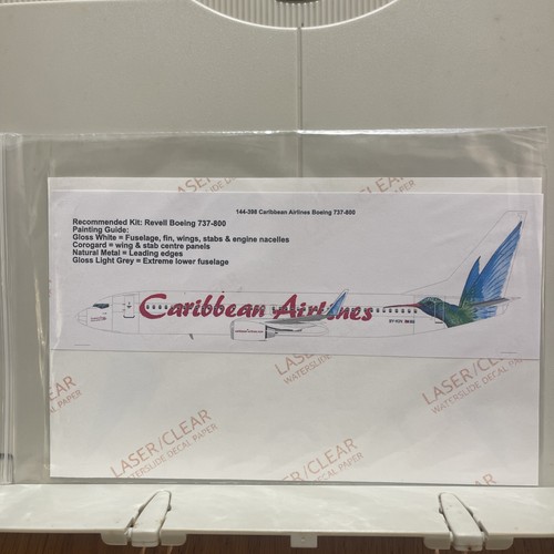 1/144 scale model airliner