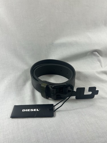 Diesel black leather - leather, belt