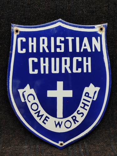 Porcelain enamel metal sign - enamel,