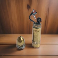 Rare Vintage Lighter By Polaire Petrol Brass 