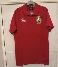 Canterbury Rugby Men’s Polo Shirt, Size Small! Brand New With Tags, Red