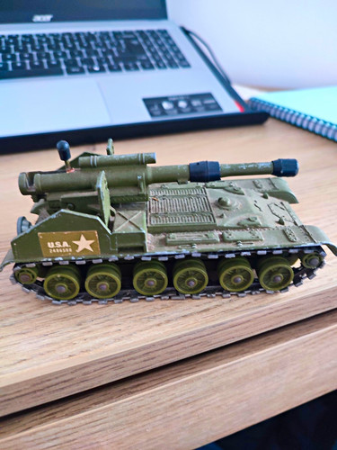 Dinky toys mobile gun 155 - dinky,