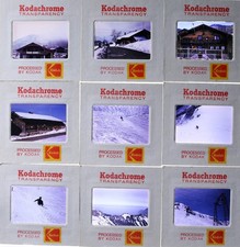 9x Vintage 35mm Kodachrome