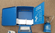 Camping Gaz International De Luxe Super Bleuet - Vintage Stove Burner Tin Gas