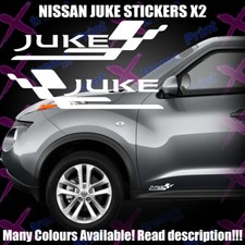 To fit NISSAN JUKE Decals / Stickers 1x Left & Right Handed Pair Many available