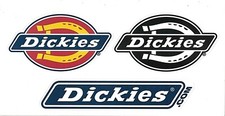 THREE DICKIES APPAREL STICKERS